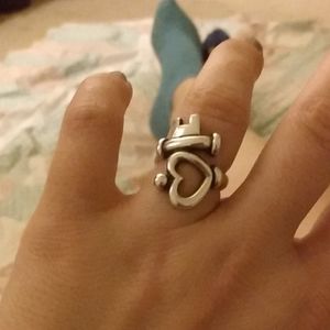 James Avery key to my heart ring